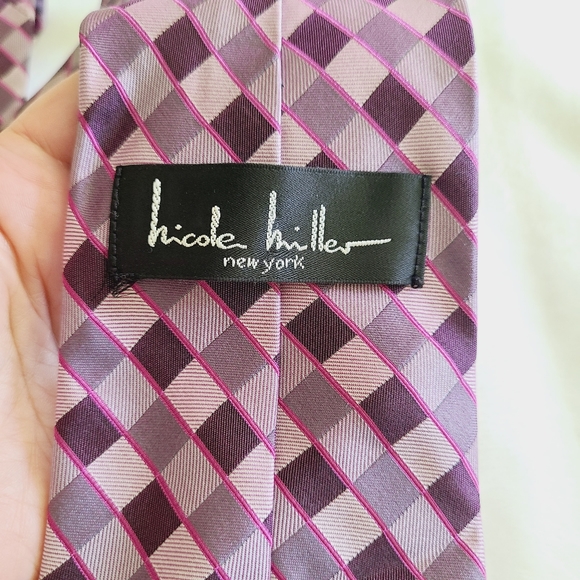 NICOLE MILLER New York silk tie - Picture 5 of 6